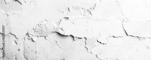 White, grungy concrete wall background, monochrome texture.