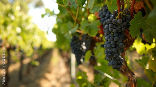 Wallpaper Mural Grapes Galore: Captivating Views of Lisbon Wine Region's Vineyards in Stunning Torontodigital.ca