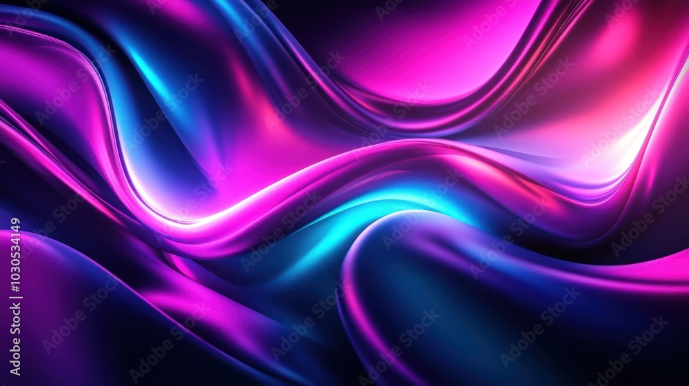 Neon aesthetic featuring soft glowing lines and abstract shapes, perfect for a contemporary design. Neon aesthetic featuring soft glowing lines and abstract shapes, perfect for a contemporary design.
