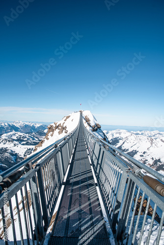 Hanging Bridge Glacier 3000, Vaud Canton, Switzerland