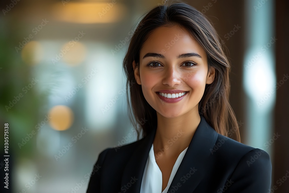 Smiling Woman in Black Jacket Professional Headshot Smiling Woman in Black Jacket Professional Headshot