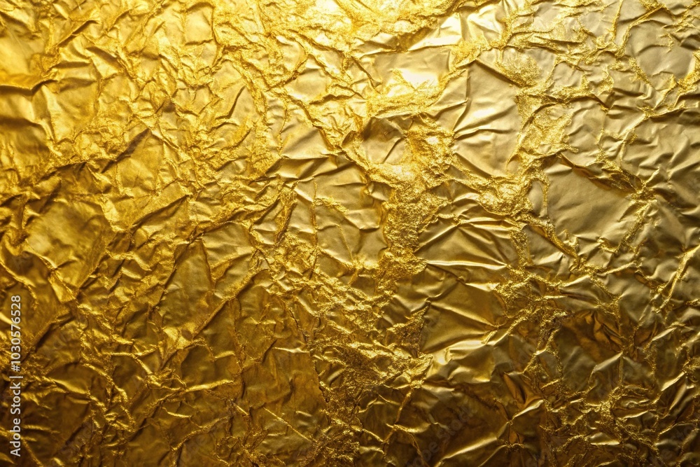 High definition silver or gold textured metal foil sheet background High definition silver or gold textured metal foil sheet background