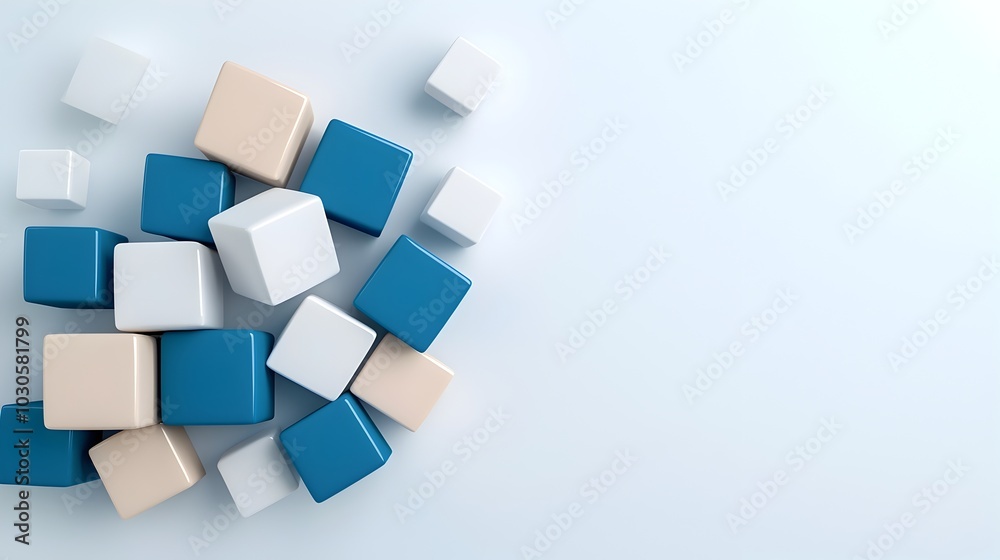 Elegant and modern minimalist white background with light geometric cube patterns Clean and simple 3D digital design with abstract shapes and lines Elegant and modern minimalist white background with light geometric cube patterns Clean and simple 3D digital design with abstract shapes and lines