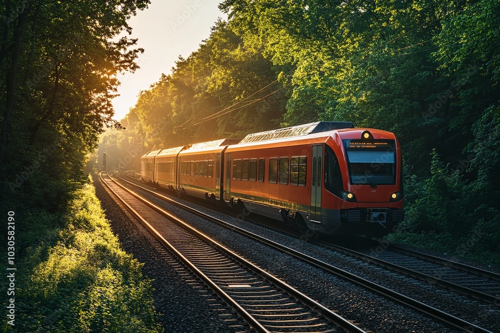 Solar-powered train showcasing clean energy innovation, eco-friendly transportation, and sustainable rail technology. Solar-powered train showcasing clean energy innovation, eco-friendly transportation, and sustainable rail technology.