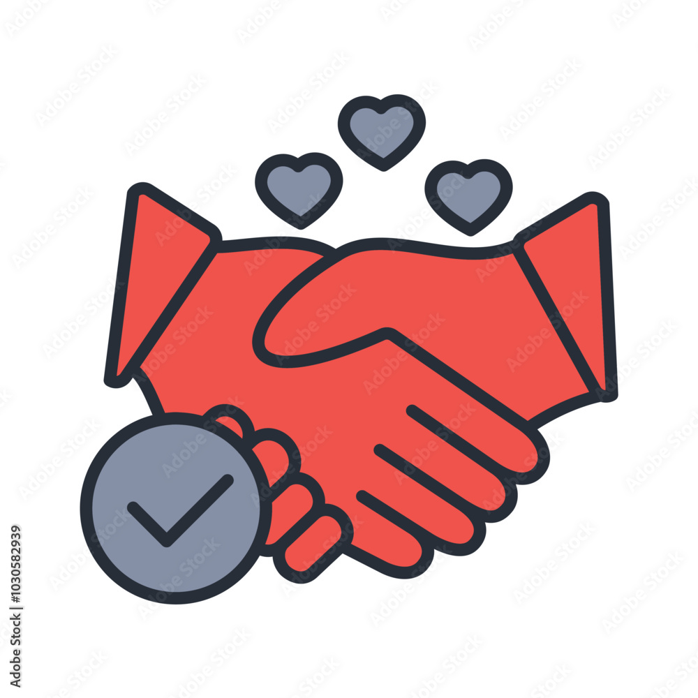 commitment icon. vector.Editable stroke.linear style sign for use web design,logo.Symbol illustration. commitment icon. vector.Editable stroke.linear style sign for use web design,logo.Symbol illustration.