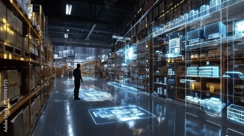 AR Visualization of Smart Logistics Operations