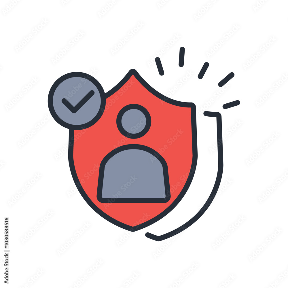 trustworthy icon. vector.Editable stroke.linear style sign for use web design,logo.Symbol illustration. trustworthy icon. vector.Editable stroke.linear style sign for use web design,logo.Symbol illustration.