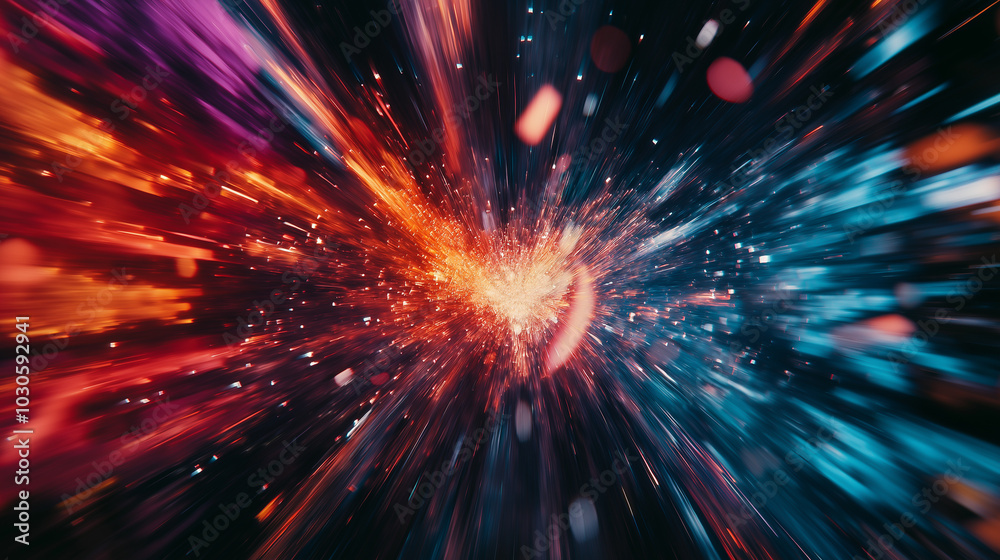 A dynamic background illustration with a lively and energetic atmosphere, like colorful fireworks exploding in the night sky during a celebration.
A dynamic background illustration with a lively and energetic atmosphere, like colorful fireworks exploding in the night sky during a celebration.