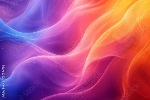 Abstract Background with Vibrant Colors and Swirling Patterns