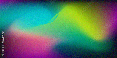 Colorful gradient grainy noise texture background. Design for texture, poster, banner, wallpaper, header cover backdrop