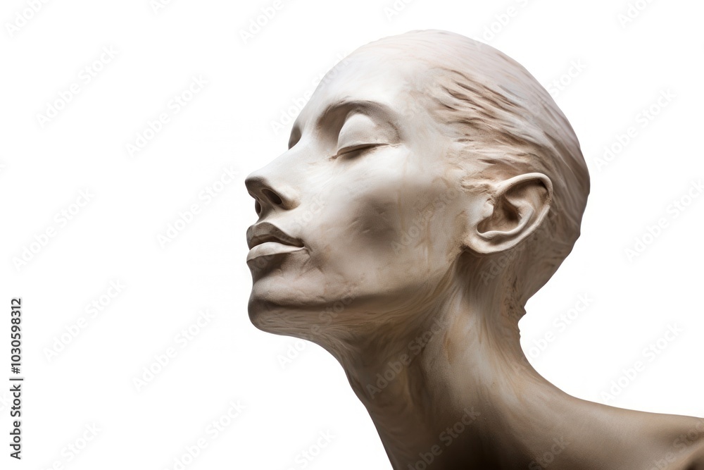 Sculpture statue adult head. Sculpture statue adult head.