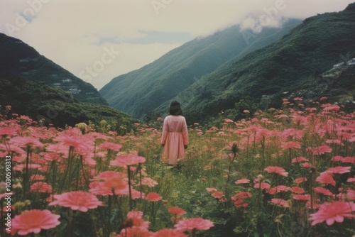 Hong Konger flower field landscape.