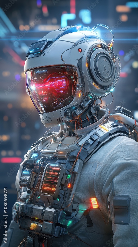Elite soldier with robotic arms in a futuristic battlefield, advanced technology warfare Elite soldier with robotic arms in a futuristic battlefield, advanced technology warfare