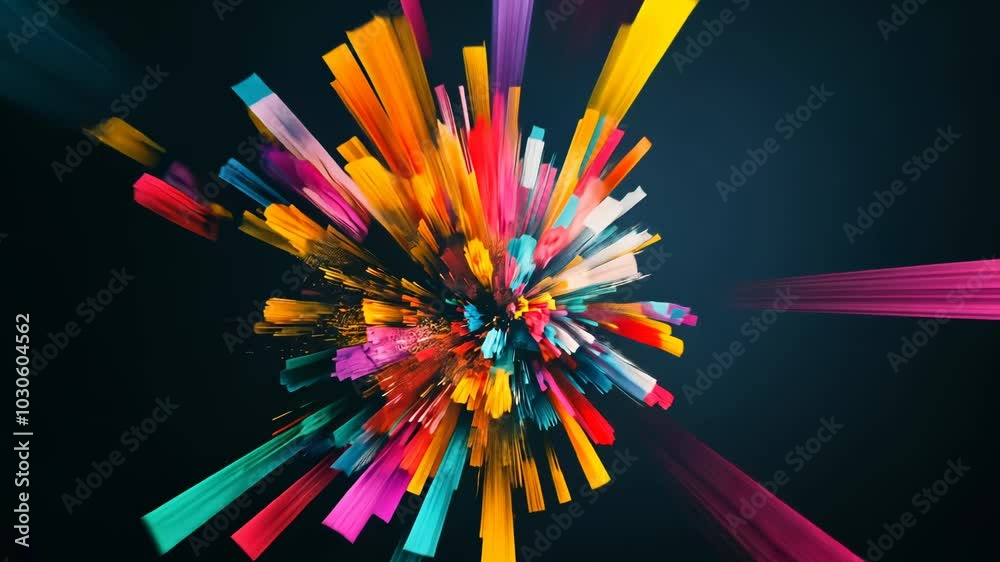 abstract background with rainbow colors