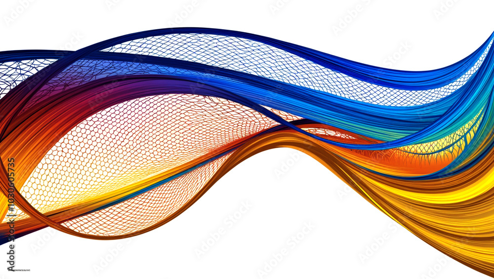 Fototapeta premium Abstract 3D colorful background – beautiful graphic. Colorful oil painting background in digital art. Dynamic, elegant, luxurious design for invitations, wallpapers.