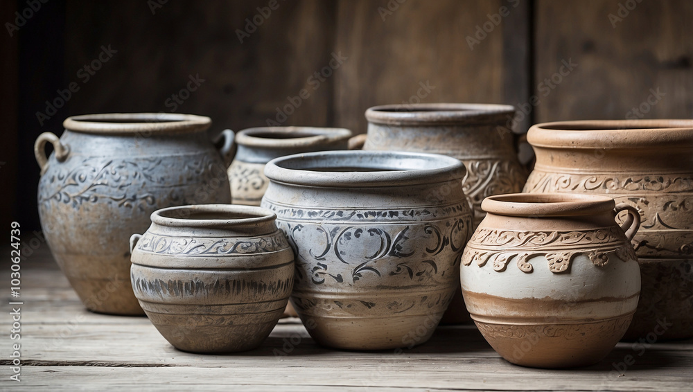 Rustic Ceramic Pots Rustic Ceramic Pots