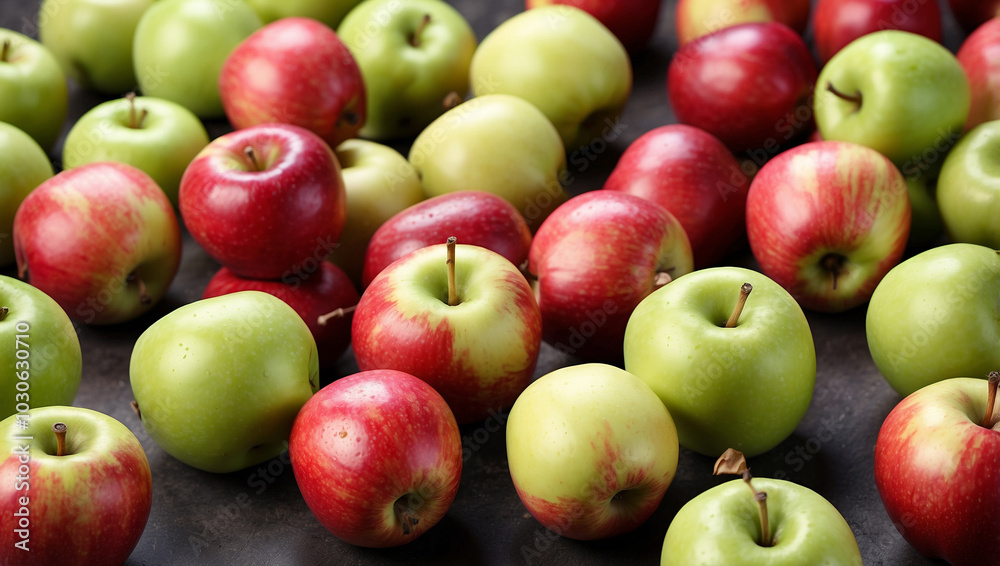 Seamless Ripe Apple Background Variation Seamless Ripe Apple Background Variation
