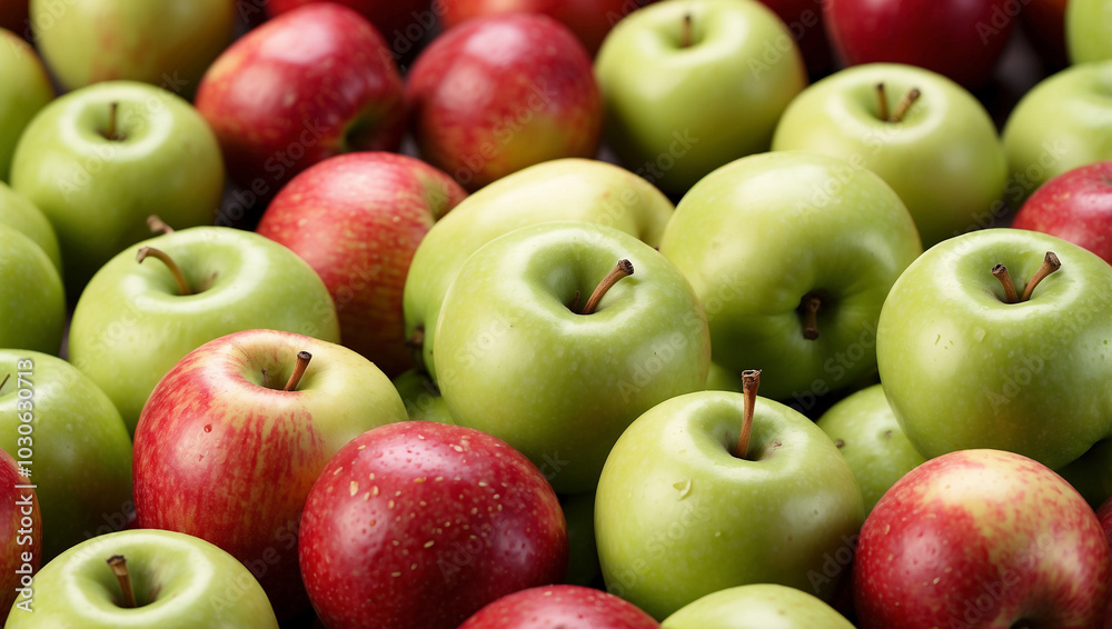Seamless Ripe Apple Background Seamless Ripe Apple Background