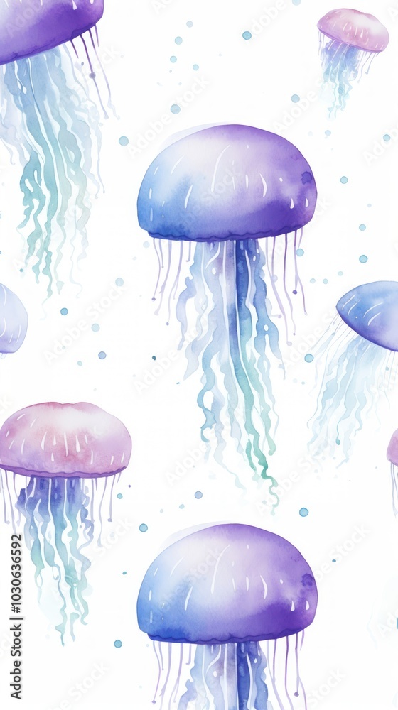 Jelly fish backgrounds jellyfish pattern. Jelly fish backgrounds jellyfish pattern.