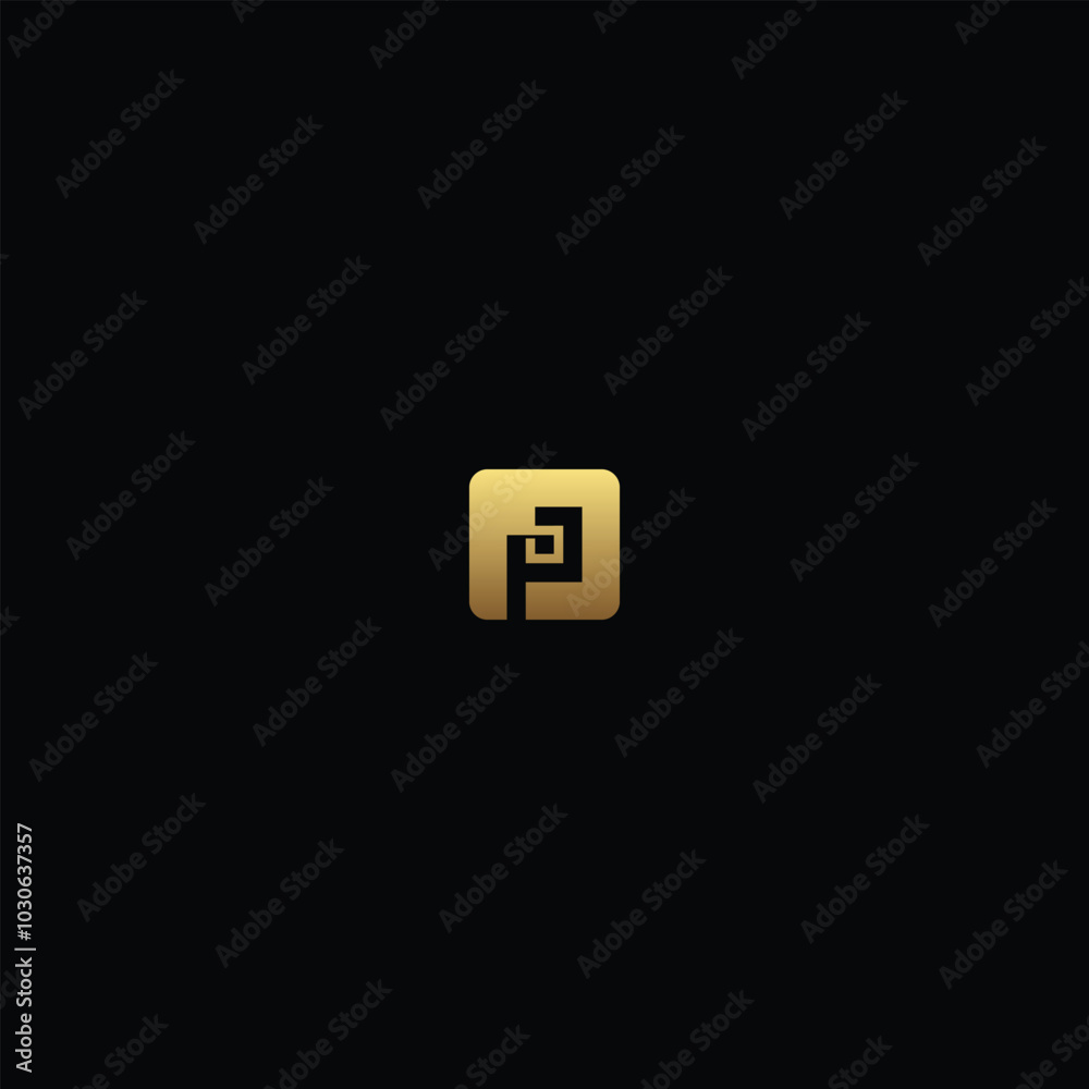 letter p camera square logo design vector illustration template letter p camera square logo design vector illustration template
