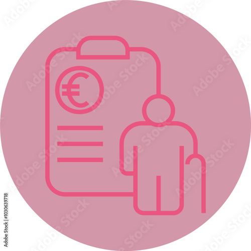 Retirement Fund icon Design