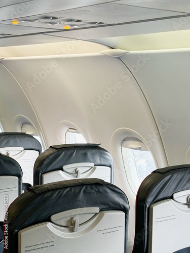 airplane interior close-up