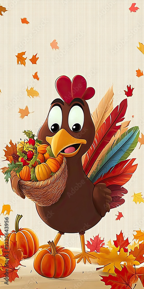 Beautiful Wallpaper with a Turkey Bird Design, Ideal Thanksgiving Poster or Graphic Resource for Creative Project, Ai Generative Beautiful Wallpaper with a Turkey Bird Design, Ideal Thanksgiving Poster or Graphic Resource for Creative Project, Ai Generative