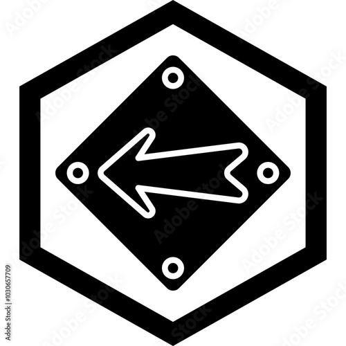 Left Arrow Icon Design