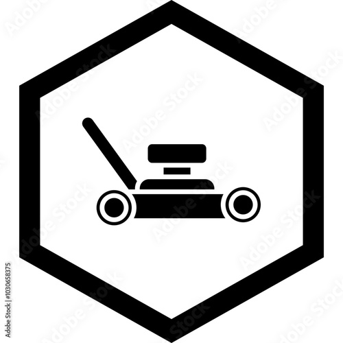 Lawnmower Icon Design