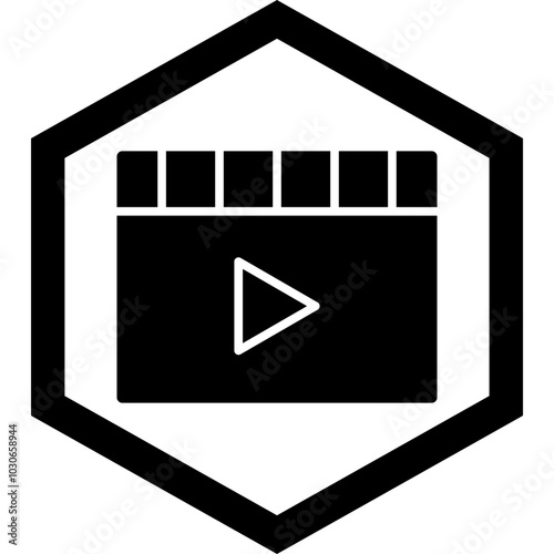 Clapperboard Icon Design