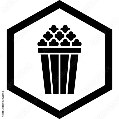 Popcorn Icon Design