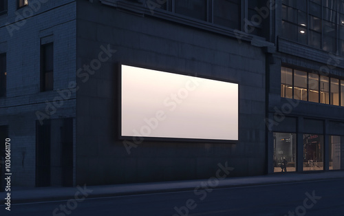 Minimalist Outdoor Billboard Display Mockup