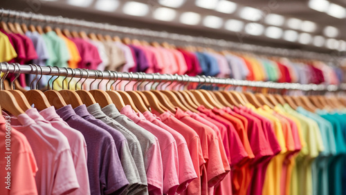 Wallpaper Mural Well-Organized Clothing Aisle Torontodigital.ca