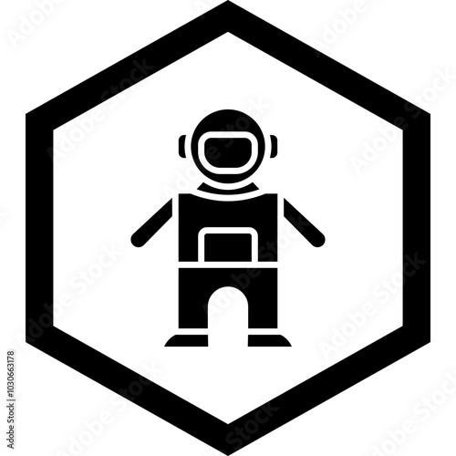 Space Suit Icon Design