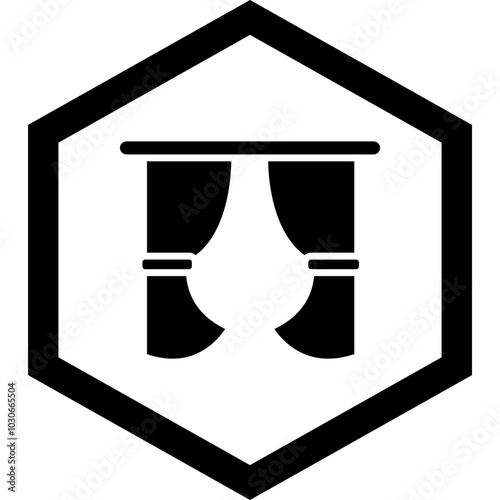 Curtains Icon Design