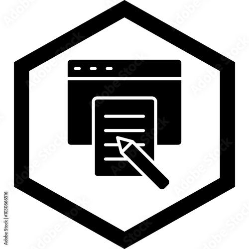 Copywriter Icon Design