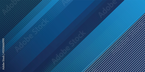 Wallpaper Mural Abstract technology futuristic concept digital of blue light ray diagonal stripes lines texture on dark blue background with metallic silver tab space for your text. Science, energy, Vector Torontodigital.ca