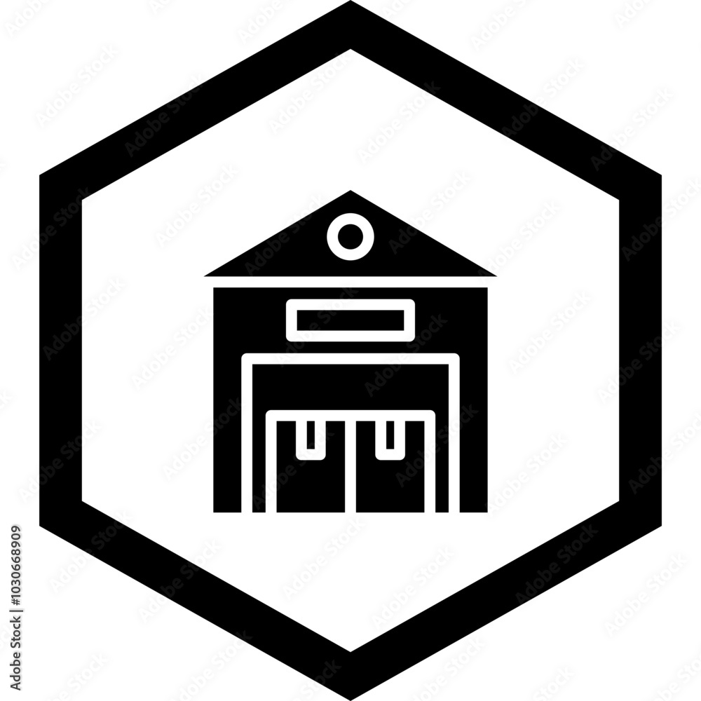 Warehouse Icon Design Warehouse Icon Design