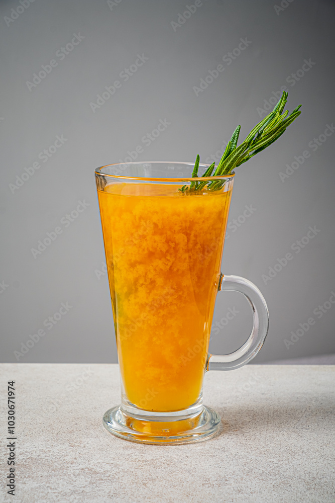 winter tea in the glass winter tea in the glass
