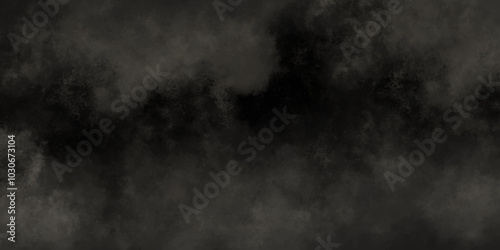 Abstract black and gray isolated cloud cumulus clouds. Gray aquarelle painted realistic fog or mist smoky textured canvas design. White and ash messy wall stucco texture background.	
