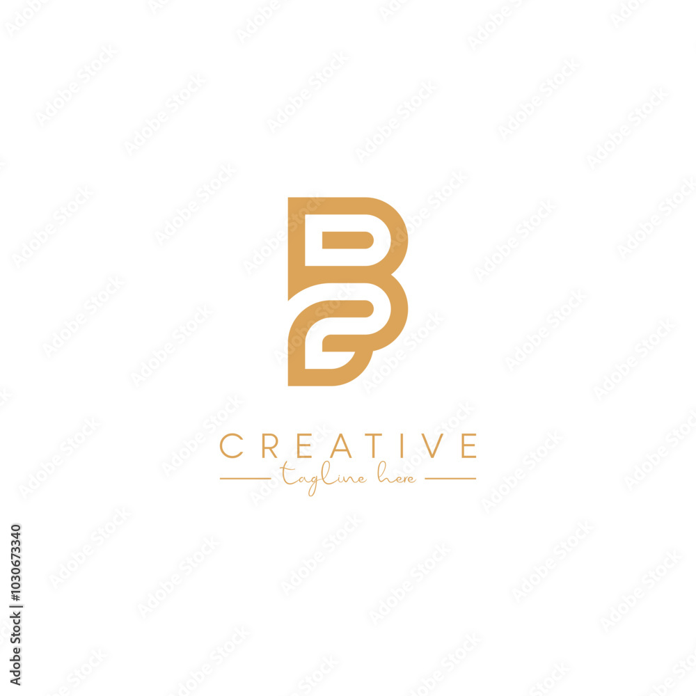Alphabet BG GB Letter Artistic Logo Design. Initial Based Vector Template. Alphabet BG GB Letter Artistic Logo Design. Initial Based Vector Template.