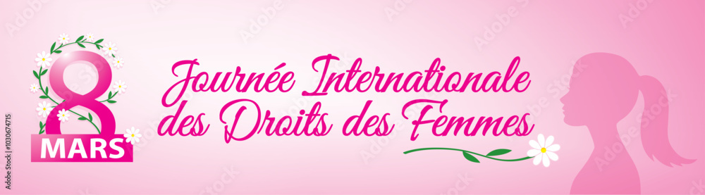 Bannière journée internationale des droits des femmes