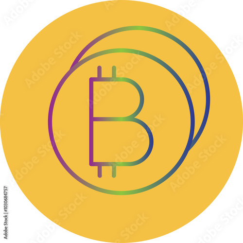 Bitcoin icon Design