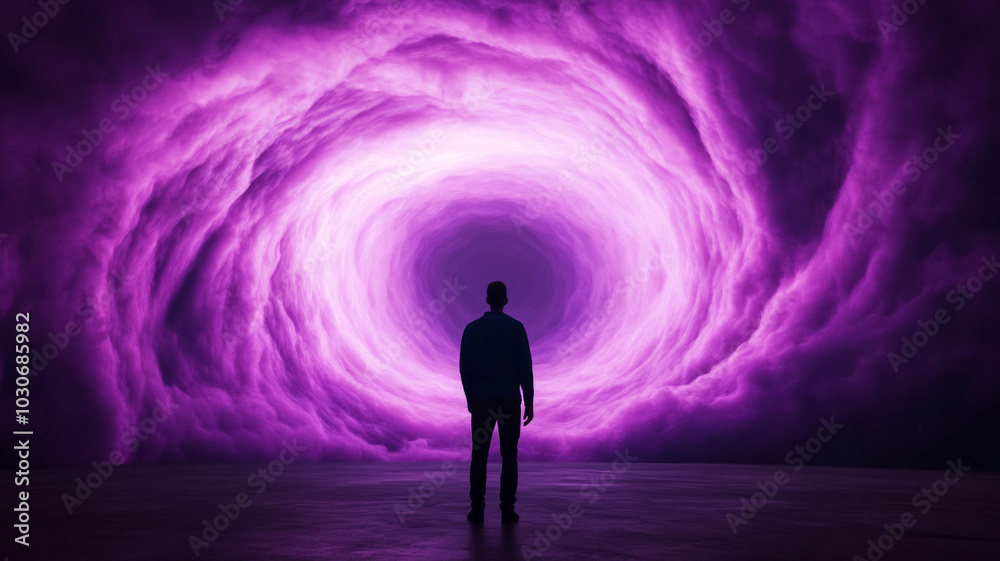 Pulsing neon sound vibrations in pink and purple swirl in a dark cosmic space streaks of light trailing behind them like glowing comet tails Pulsing neon sound vibrations in pink and purple swirl in a dark cosmic space streaks of light trailing behind them like glowing comet tails