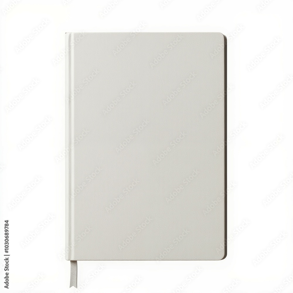 Blank notebook on a white isolated background Blank notebook on a white isolated background