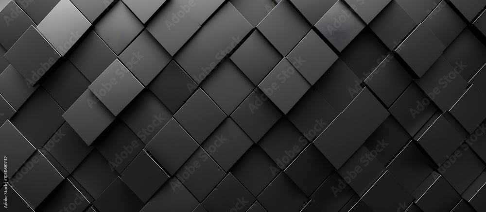 Abstract 3D cube monochrome wallpaper Abstract 3D cube monochrome wallpaper