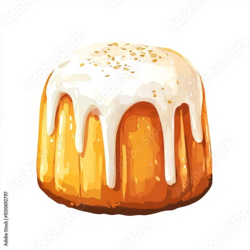 Kulich vector illustration photo