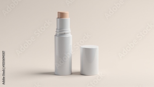 Cream Stick: "Convenient Twist-up Packaging for Foundation Sticks"