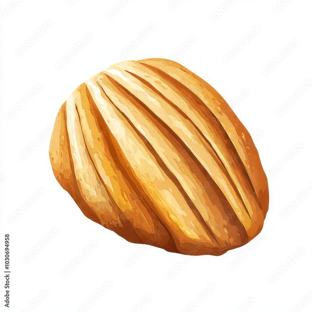Fototapeta premium Madeleine vector illustration