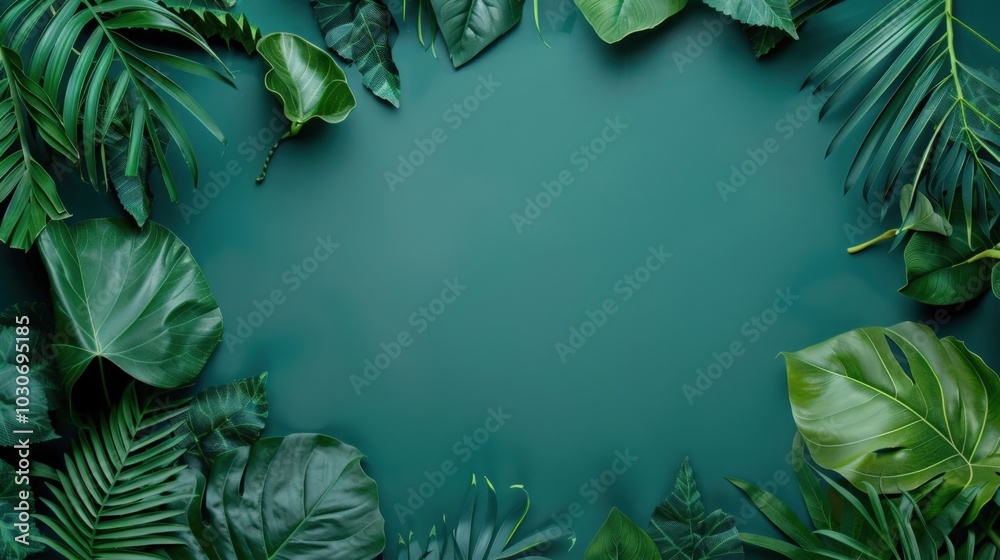 Lush Tropical Jungle Background Lush Tropical Jungle Background